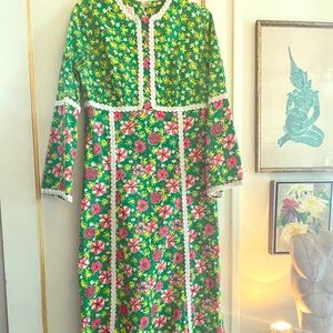 Lily Pulitzer Maxi dress, vintage 1960’s hostess